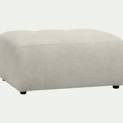 alinea Pouf & Repose-Pieds*Pouf en tissu Eden - alpilles Beige