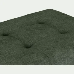 alinea Pouf & Repose-Pieds*Pouf en tissu Monclar - Vert cèdre