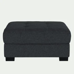 alinea Pouf & Repose-Pieds*Pouf en tissu pop avec coffre - anthracite Gris