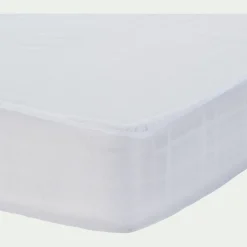 alinea Protection Literie Enfant|Protection Literie Enfant*Protège-matelas imperméable en coton recyclé 140x200cm bonnet 30cm Blanc