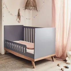alinea Bureau Enfant|Rideau Enfant*Rideau à nouettes en gaze de coton - salina - 140x250cm Rose