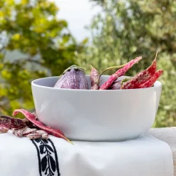 alinea Plat De Service Et Saladier*Saladier en faïence D22cm - ventoux Blanc