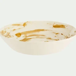 alinea Plat De Service Et Saladier*Saladier en grès D35cm - argan Jaune