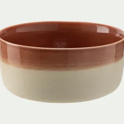 alinea Plat De Service Et Saladier|Assiette De Noël*Saladier en grès D26,5cm - terracotta Marron