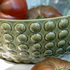 alinea Plat De Service Et Saladier*Saladier en grès D24,5cm - Vert