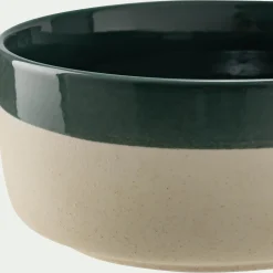 alinea Plat De Service Et Saladier|Assiette De Noël*Saladier en grès D26,5cm - oyat Vert