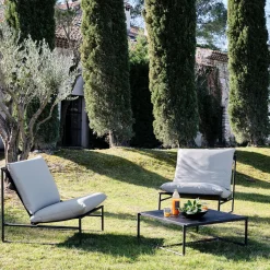 alinea Salon De Jardin Design|Salon De Jardin Aluminium*Salon de jardin en aluminium - (2 places) Noir
