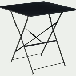 alinea Salon De Jardin Repas*Salon de jardin repas en acier - (2 places) Noir