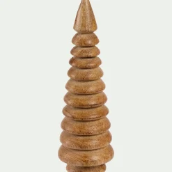 alinea Décoration De La Table De Noël|Petit Sapin De Noël*Sapin décoratif à poser en bois de manguier H20cm - Naturel