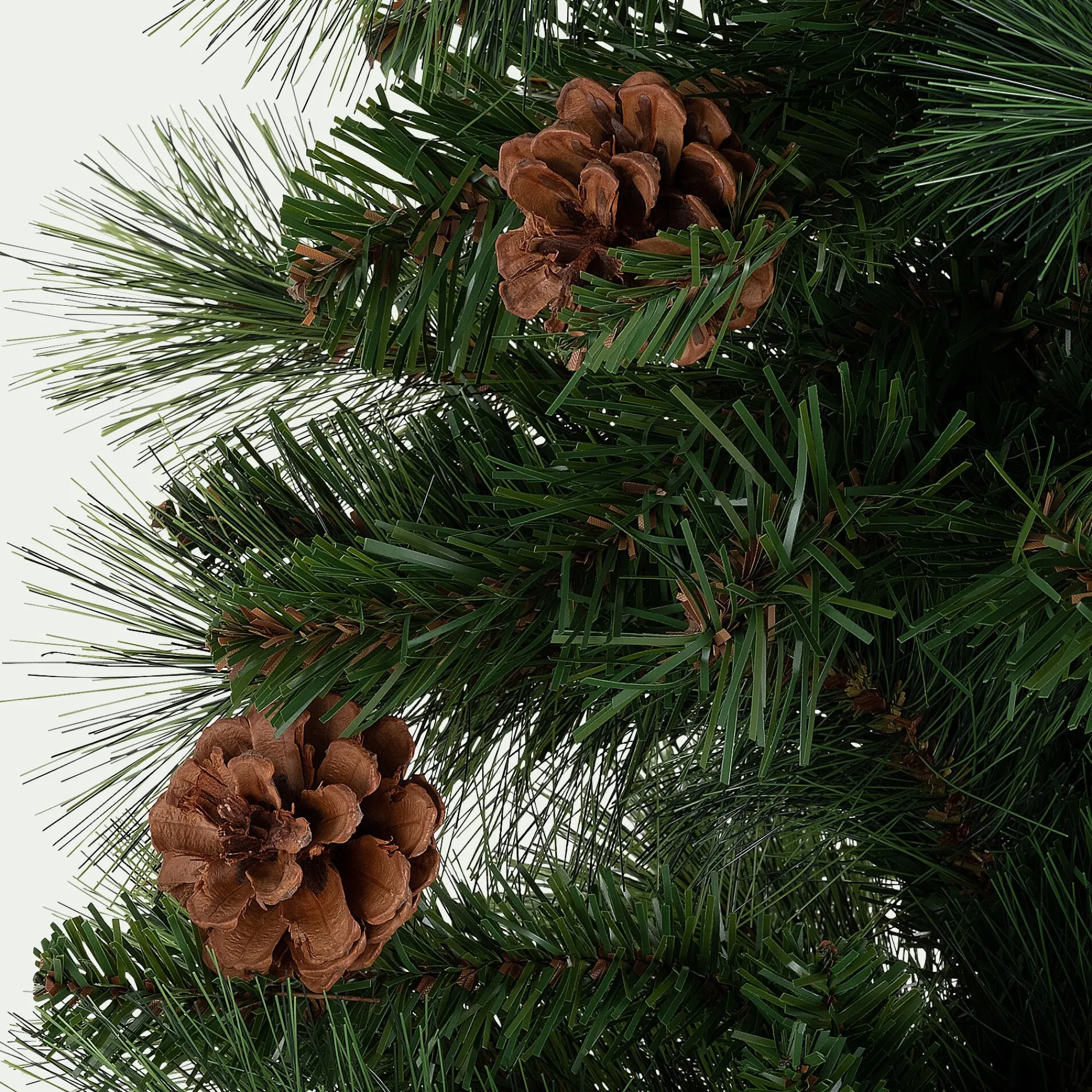alinea Grand Sapin De Noël*Sapin de Noël artificiel avec pommes de pin D78xH150cm - Vert