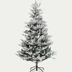 alinea Grand Sapin De Noël*Sapin de Noël artificiel D112xH180cm - Blanc