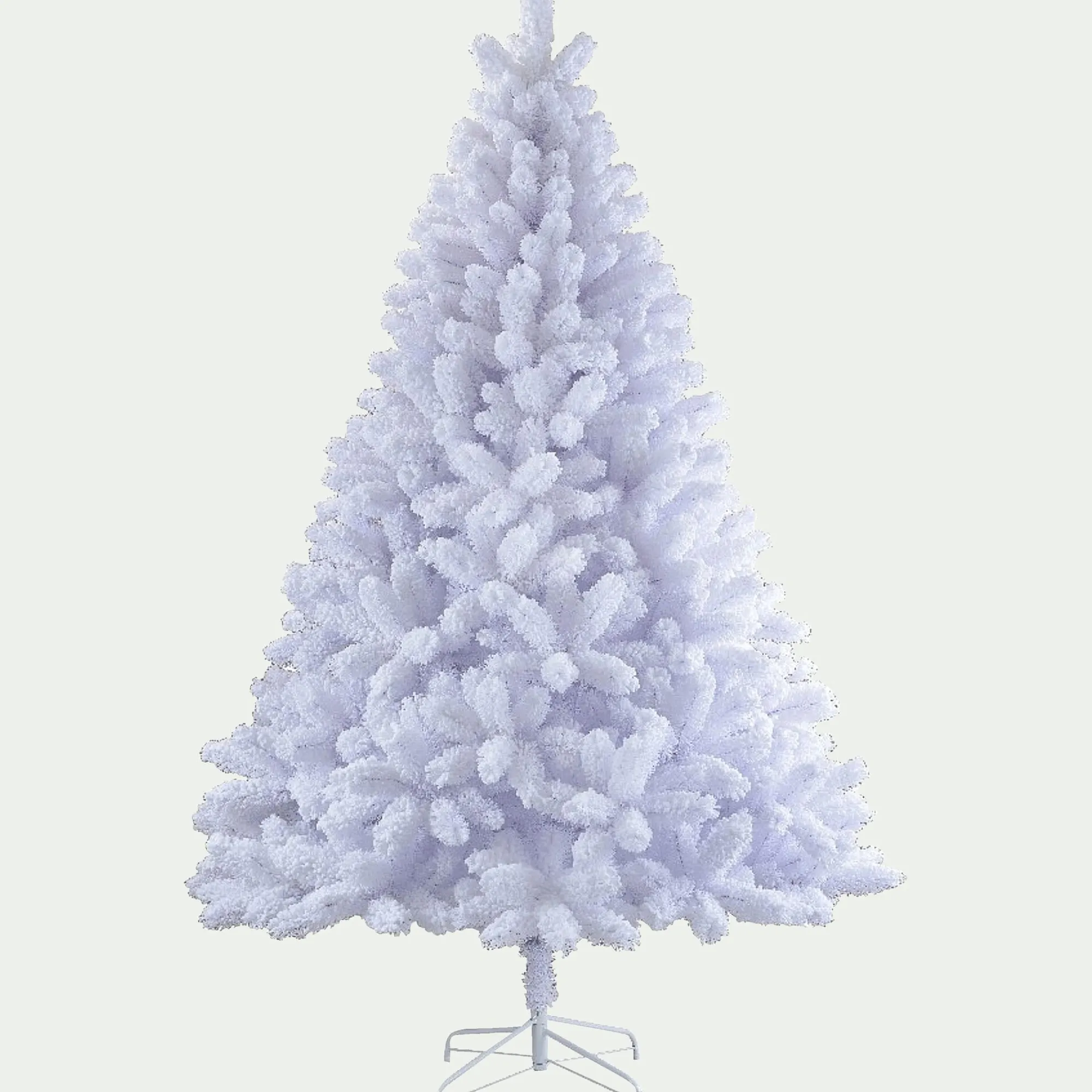 alinea Grand Sapin De Noël*Sapin de Noël artificiel enneigé D117xH180cm - Blanc