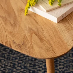 alinea Table Basse*Set de 2 tables basses gigognes en chêne - Bois clair