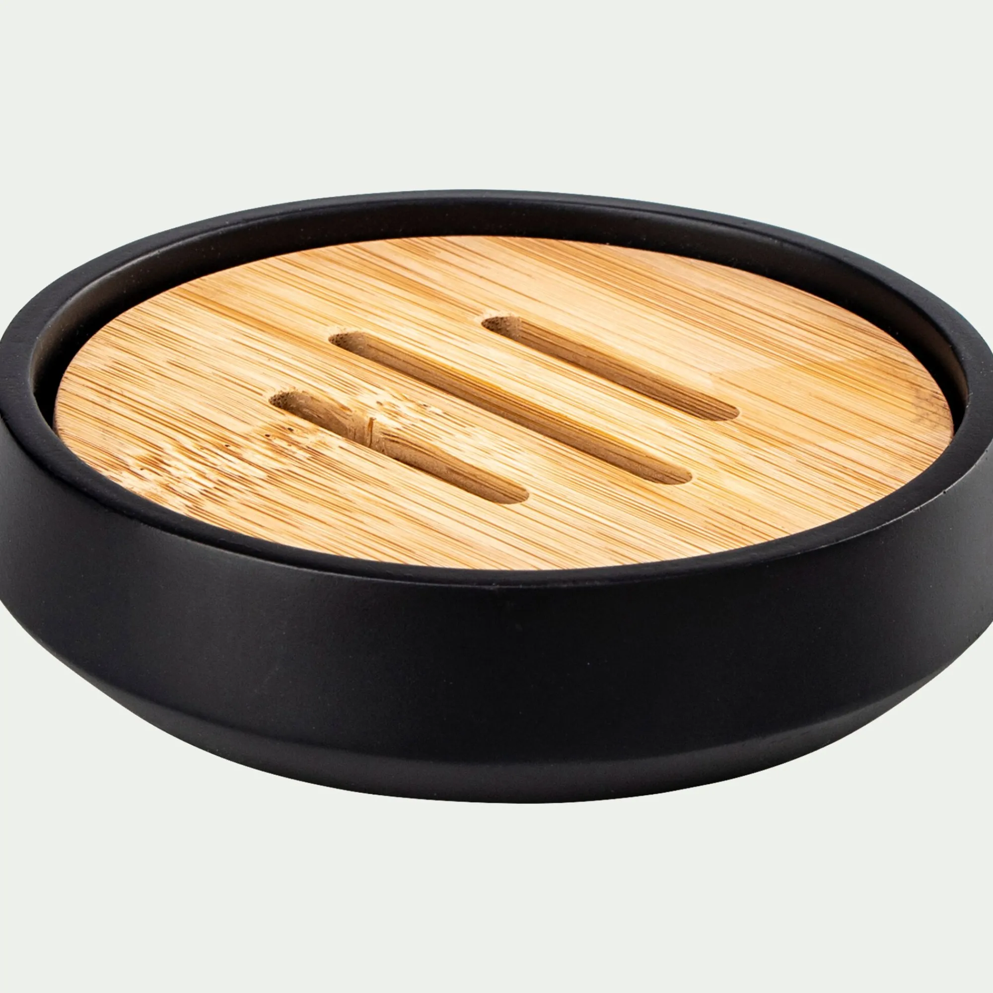 alinea Set De Salle De Bain|Accessoire De Salle De Bain*Set de salle de bain en polyresine - noir