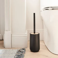 alinea Set De Salle De Bain|Accessoire De Salle De Bain*Set de salle de bain en polyresine - noir