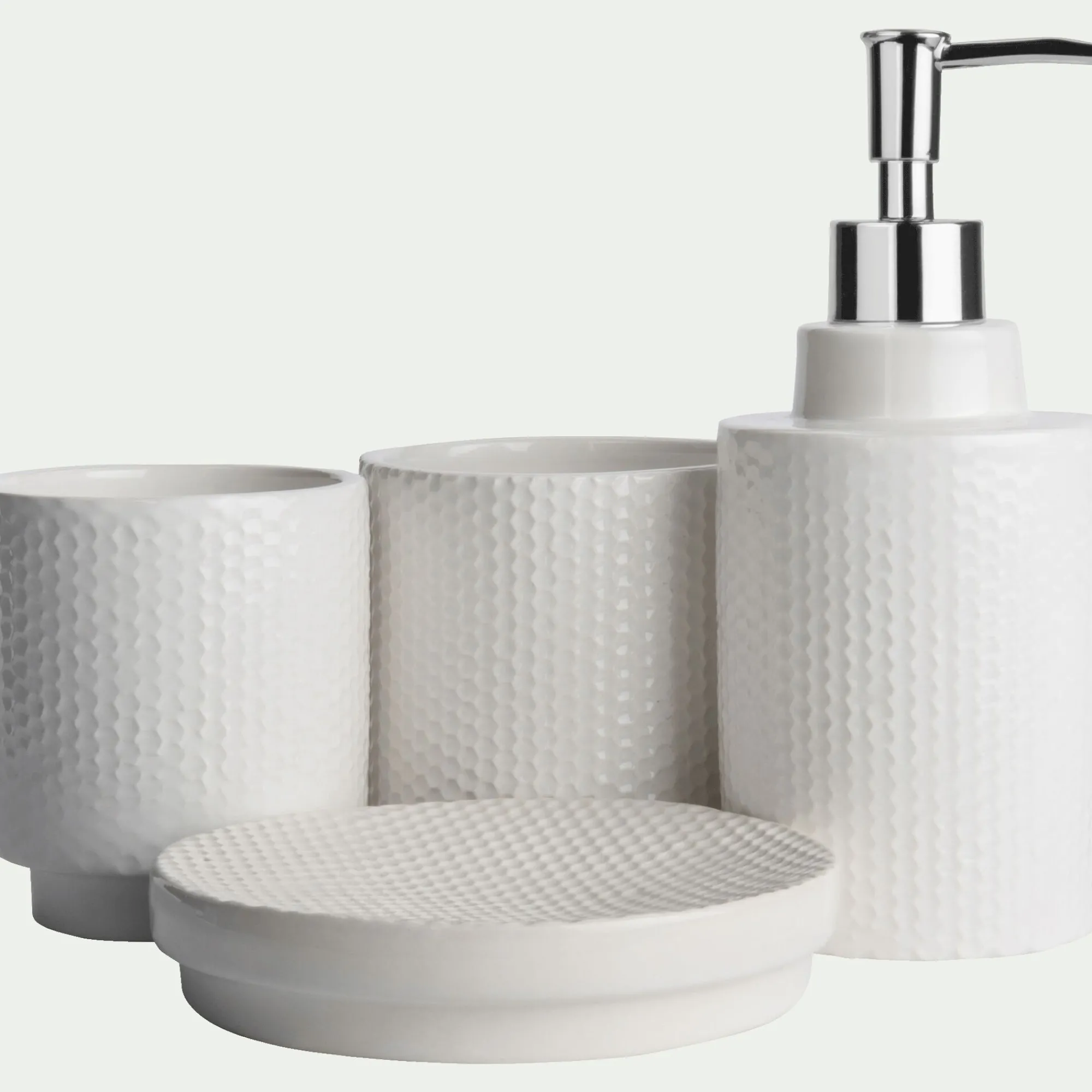 alinea Set De Salle De Bain|Accessoire De Salle De Bain*Set de salle de bain en céramique