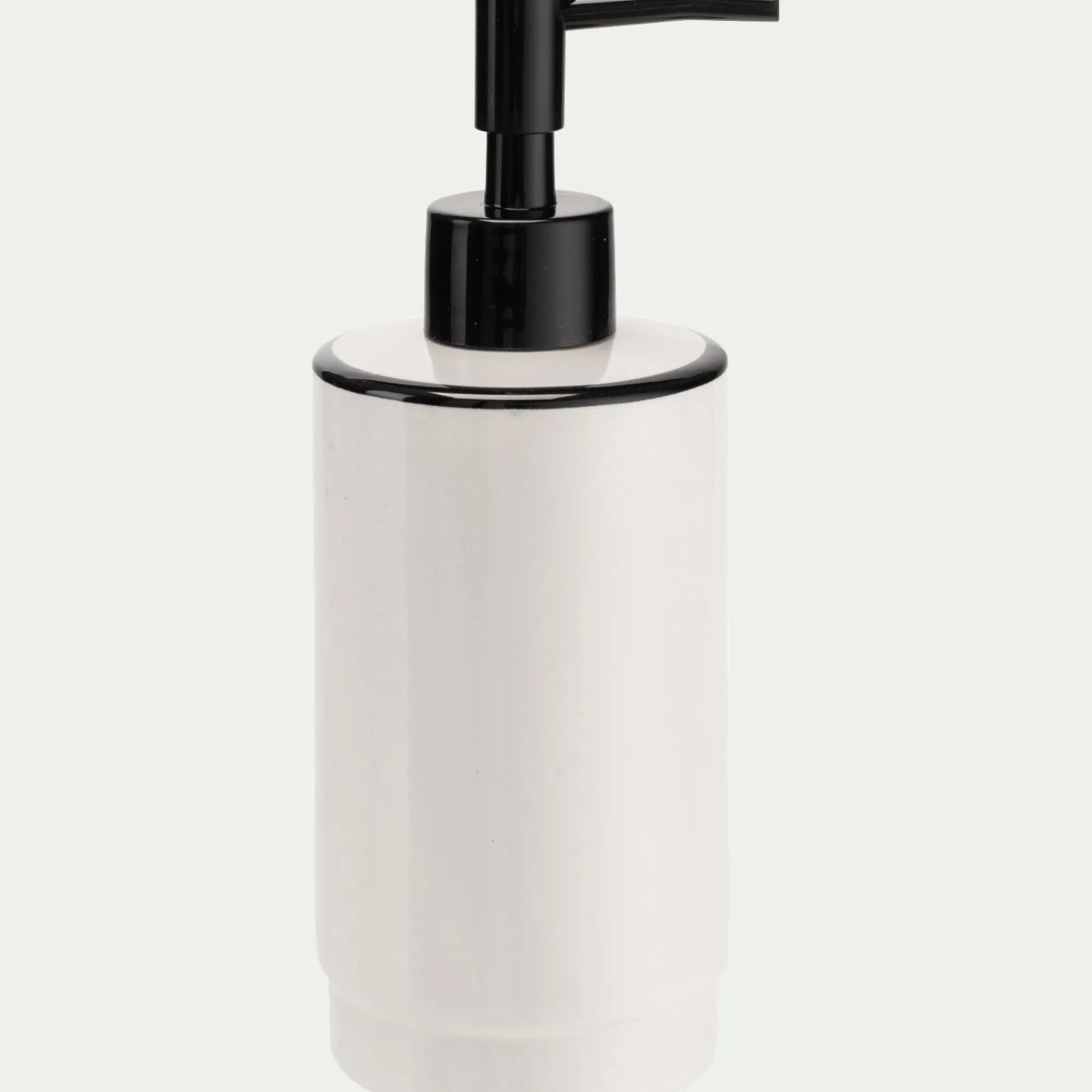 alinea Set De Salle De Bain|Accessoire De Salle De Bain*Set de salle de bain en grès - noir et Blanc