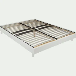 alinea Sommier 180X200 Cm|Sommier 160X200 Cm*Sommier à lattes 12,5 cm en kit 160x200cm - Blanc
