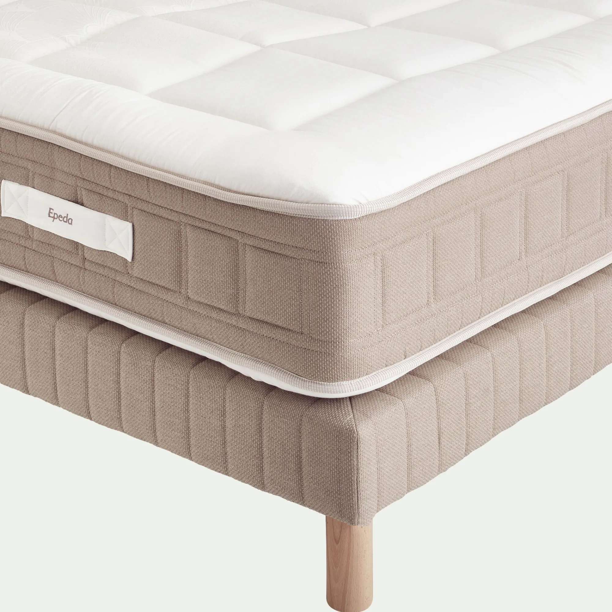 alinea Epeda|Sommier Tapissier*Sommier tapissier Epeda équilibré - 140x200cm Beige