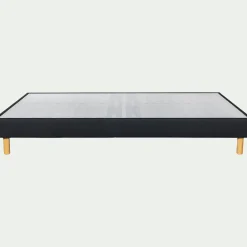 alinea Cadre À Lattes|Sommier 180X200 Cm*Sommier tapissier morphologique 15cm 140x200cm - anthracite Gris
