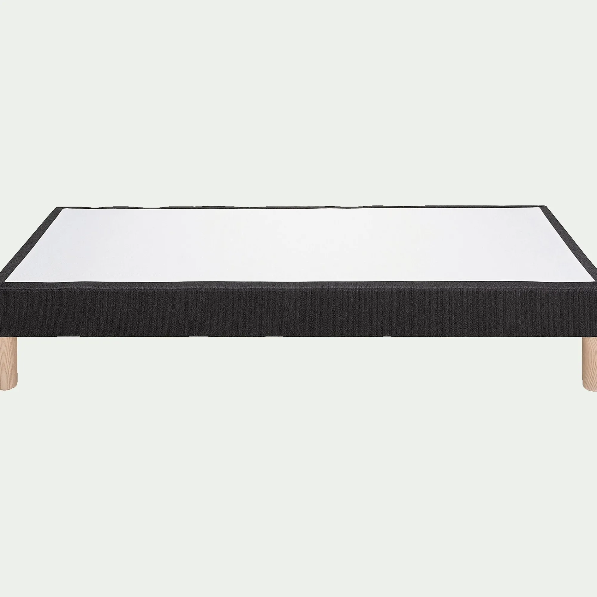 alinea Sommier 180X200 Cm*Sommier tapissier 90x200cm anthracite Gris