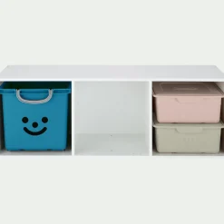 alinea Bibliothèque Enfant|Bibliothèque Enfant*Structure 3 cases en bois H102,6cm - Blanc