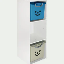 alinea Bibliothèque Enfant|Bibliothèque Enfant*Structure 3 cases en bois H102,6cm - Blanc