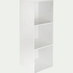 alinea Bibliothèque Enfant|Bibliothèque Enfant*Structure 3 cases en bois H102,6cm - Blanc