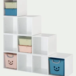 alinea Bibliothèque Enfant|Bibliothèque Enfant*Structure 3 cases en bois H102,6cm - Blanc