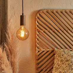 alinea Lustre De Salle À Manger|Lustre*Suspension décorative en bois de chêne - l5xH120cm Naturel