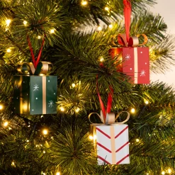 alinea Suspension De Noël*Suspension de Noël cadeau H8,5cm (modèle aléatoire) Rouge