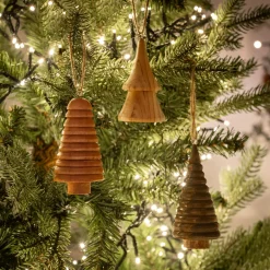 alinea Suspension De Noël*Suspension de Noël en bois H10cm - (modèle aléatoire) Naturel