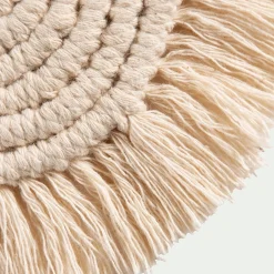 alinea Suspension De Noël*Suspension de Noël en coton D10cm - Blanc
