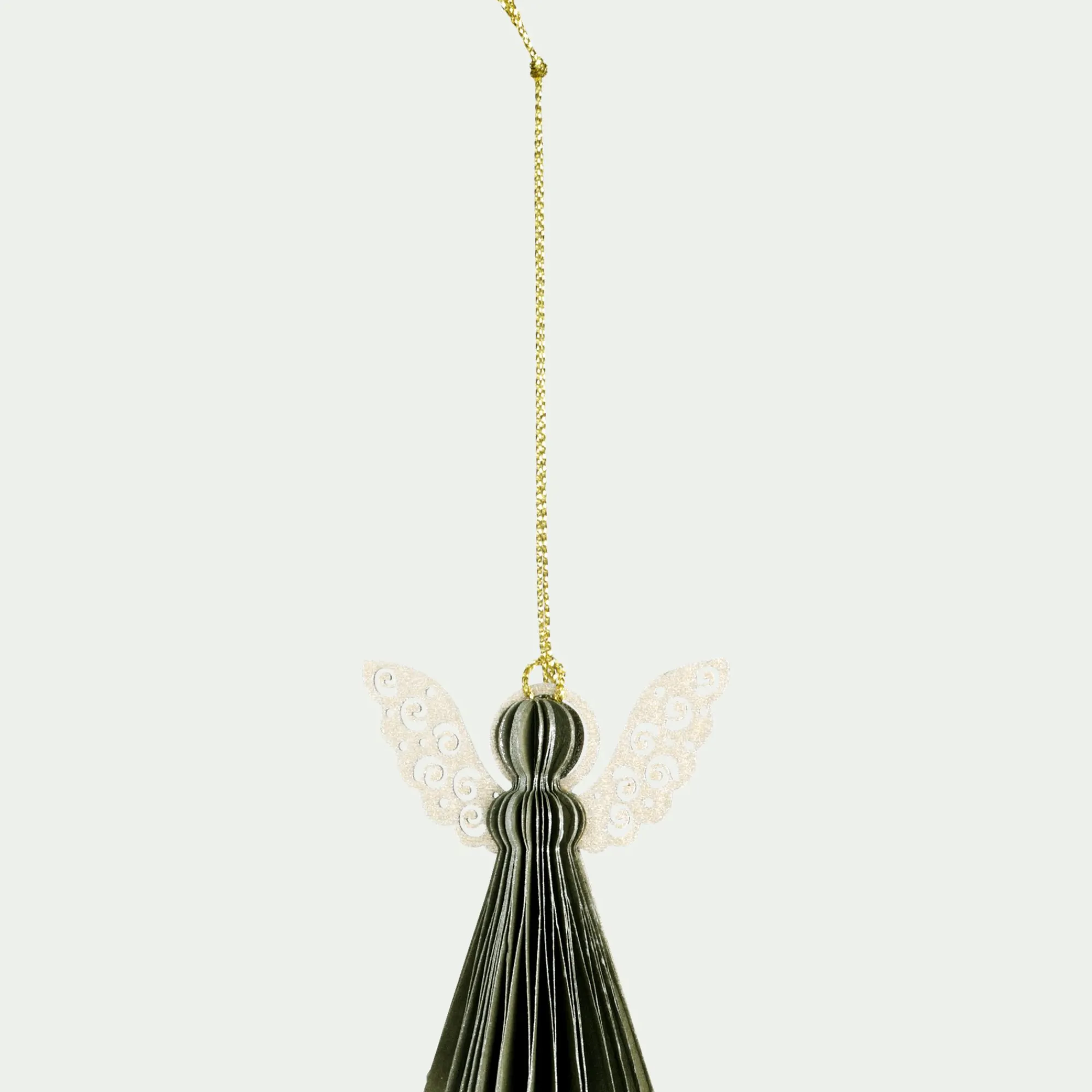 alinea Suspension De Noël*Suspension de Noël en papier H6cm - (modèle aléatoire) Doré
