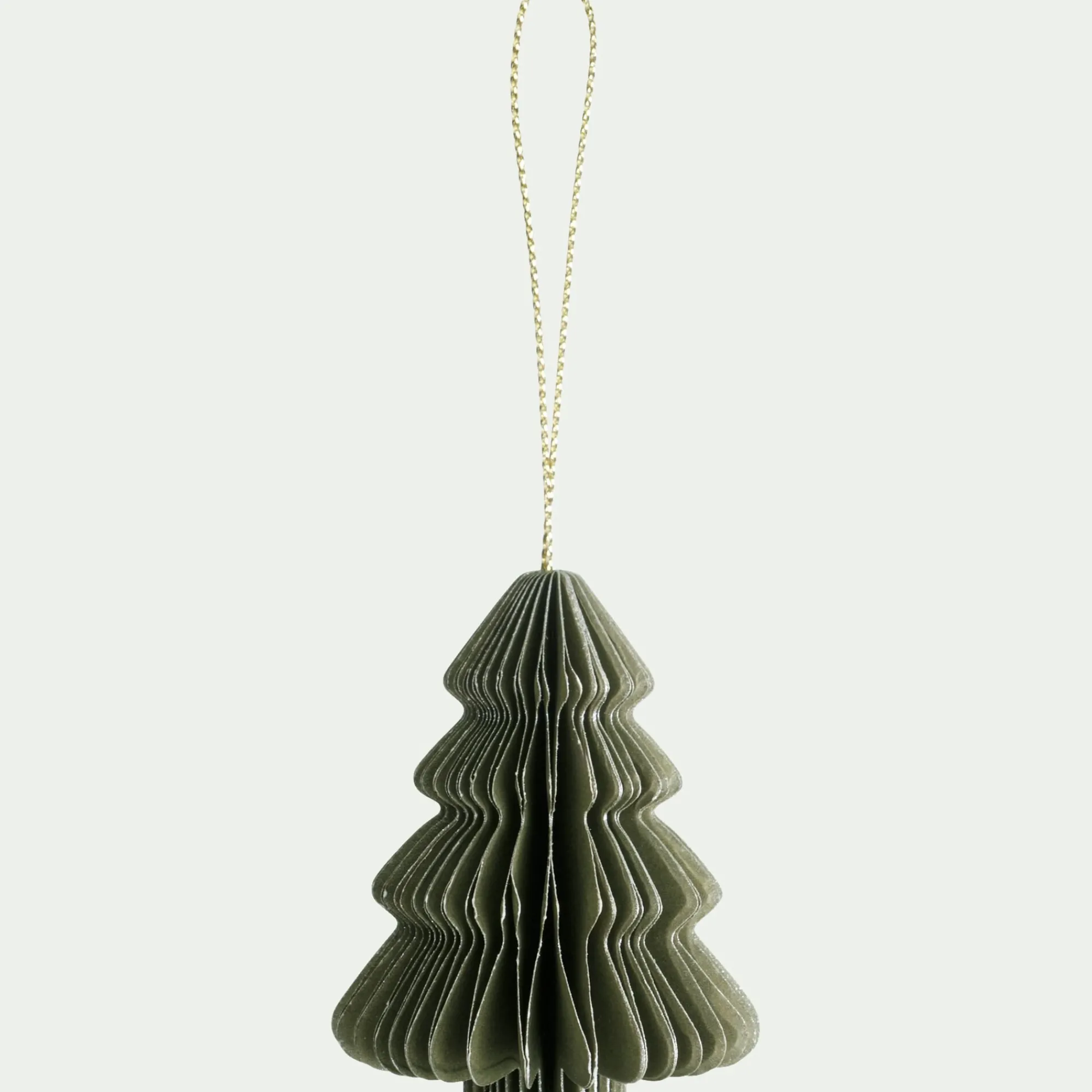 alinea Suspension De Noël*Suspension de Noël en papier H6cm - (modèle aléatoire) Doré