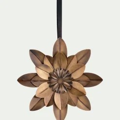alinea Suspension De Noël|Décoration À Suspendre*Suspension de Noël fleur en fer D20cm - Doré