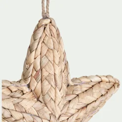 alinea Suspension De Noël*Suspension de Noël étoile en jacinthe d'eau H21cm - Naturel