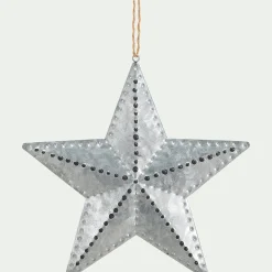 alinea Suspension De Noël*Suspension de Noël étoile en fer D19cm - Argenté