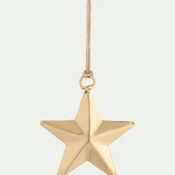 alinea Suspension De Noël*Suspension de Noël étoile métallisée e Doré