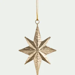 alinea Suspension De Noël*Suspension de Noël étoile métallisée H17cm - Doré