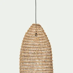 alinea Luminaire Exterieur|Lampe Et Lampadaire D'Extérieur*Suspension extérieure électrifiée en fibre de palmier D45xH80cm - Naturel
