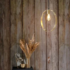alinea Lustre De Salle À Manger|Lustre*Suspension électrifiée cylindrique E27 en acier D35cm - Doré