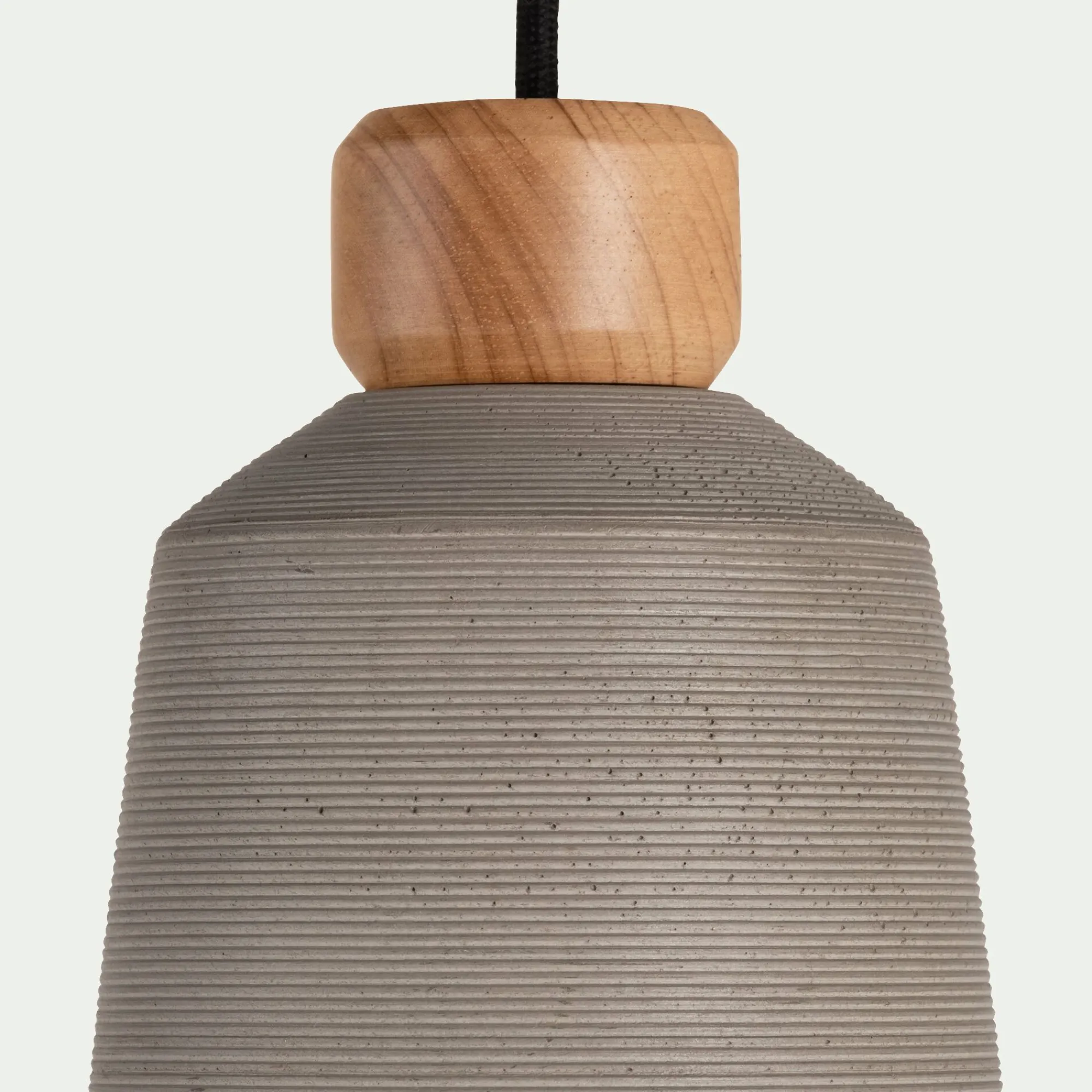 alinea Lustre De Salle À Manger|Lustre*Suspension électrifiée E27 en ciment H27,70cm - Gris