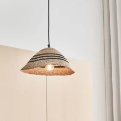 alinea Suspension Naturelle|Suspension Électrifiée*Suspension électrifiée en jonc de mer D32cm - Naturel