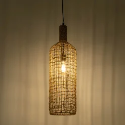 alinea Suspension Naturelle|Suspension Électrifiée*Suspension électrifiée en jute D20xH74cm - Naturel