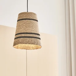 alinea Suspension Naturelle|Suspension Électrifiée*Suspension électrifiée en jonc de mer D25cm - Naturel
