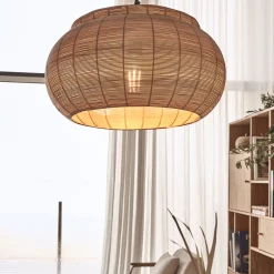 alinea Suspension Naturelle|Suspension Électrifiée*Suspension électrifiée en rotin D51cm - Naturel