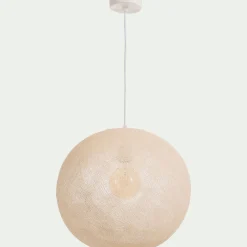 alinea Suspension Électrifiée*Suspension électrifiée globe en tissu D38cm - Beige