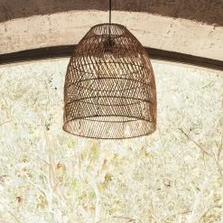 alinea Lustre De Salle À Manger|Lustre*Suspension le non électrifiée en rotin D43cm - Naturel