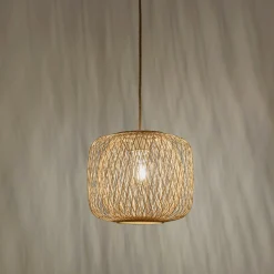 alinea Lustre De Salle À Manger|Lustre*Suspension non électrifiée en bambou D35cm - Naturel